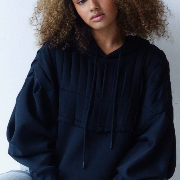 NWT FP Movement Pick It Up Pleat Detail Hoodie $148 Size XS - Picture 6 of 13